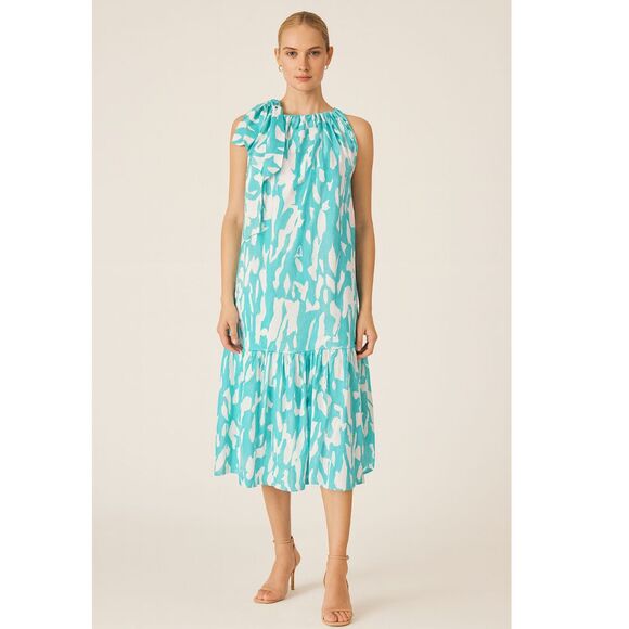Diarrablu Gnoor Maxi Dress Small Blue NEW - Picture 1 of 8